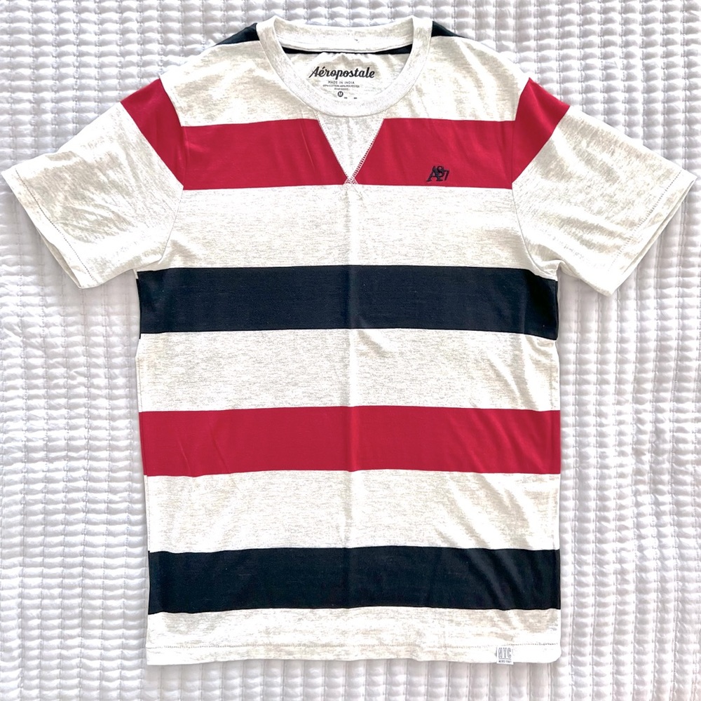 STRIPED TEE FROM AEROPOSTALE
